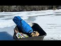 Ice fishing for perch, ￼(CATCH AND COOK)