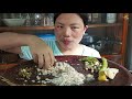 Fish Fry and organic vegetables mukbang video @yolithonger3792