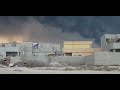 Burning oil wells, Iraq