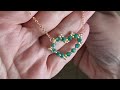 Beaded Heart Tutorial with bicones and seed beads