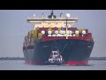 BIGGEST SEMI-SUBMERSIBLE CRANE SHIP SLEIPNIR ARRIVES AT ROTTERDAM PORT - 4K SHIPSPOTTING MARCH 2024