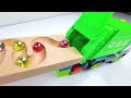 My Marble Run Race ☆ with rare HABA Wave Slope & DIY Wooden Slope & Forklift & ASMR sounds by Billy