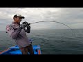 Pertama Kali Narik Jackpot Tenggiri Wahoo size Besar !! Light Jigging