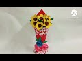 How to Make A Flower Vase At Home | Easy Paper Flower Vase | Simple Paper Craft pot