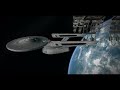 U.S.S. EXCALIBUR Leaves Drydock