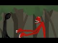 The dark wanderer VS the skinned creature (short animation)