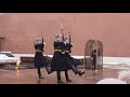 Changing of the guard ceremony in Moscow