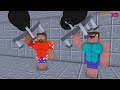 Monster School :BODY BUILDER PRISONBREAK CUTE MERMAID Challenge - Minecraft Animation