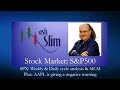 US Stock Market - S&P 500 SPX & AAPL | Price Projections | Daily & Weekly Cycle Chart Analysis