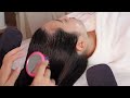 ASMR Head Massage and Scalp Scaling+Shampoo