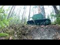 KV-2 fall and success in rough terrain!. Heng Long RC tanks