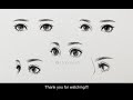 How to draw semi realistic eyes by Huta Chan