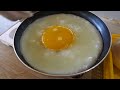 Fried Ostrich Egg - Korean street food