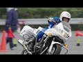 Top of Japanese motorcycle police women with HONDA CB1300 P