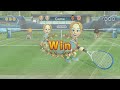 Wii Sports Club Tennis - Sophie vs Pit and Hee-joon