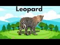 Wild Animals |WILD ANIMALS | Learn Wild animal and Names For Children,Kids vocabulary|