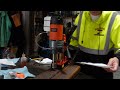 Variable Speed--Reversible Direction Mag Drill w/chuck