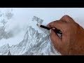 Landscape drawing with simple pencil،☘️Simple and elegant way of landscape drawing