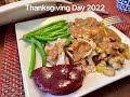 Simple Thanksgiving Dinner  w/ Turkey Gravy From Scratch