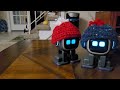 Curious EMO Robot Dog Impressions Plus Interesting Response To My Robot Jokes #emorobot #desktoppet
