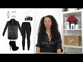 How to style a quick simple outfit | All black outfit | Pretty Little thing| Janine Marie