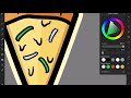 Speed Drawing in Affinity Designer - Pizza Time