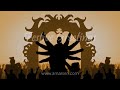 Finger shadow dance, Durga puja