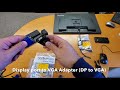 Docking Station Walk Through | How to Connect Cables & Adapters to a Monitor