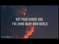 Not Your Barbie Girl- AVA MAX (Lyrics)