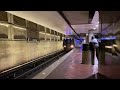 WMATA Washington Metrorail Rush Hour Trains In Downtown Washington D.C. (9/11/23)