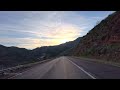 Arizona Desert Mountain Sunset Scenic Drive to Phoenix 4K - Tonto National Forest Sonoran Desert