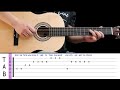 SONG SUNG BLUE - Easy guitar melody lesson for beginners (with tabs) - Neil Diamond