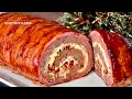 ROLLO DE CARNE CON TOCINO 🎄😋 | Vicky Receta Facil