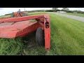 Allis-Chalmers 185 on the hay conditioner.