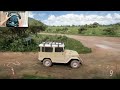 Attempt A RISKY JUMP In A TOYOTA LC (FJ40) || FH5 Off-Road TMX 900 Steering Wheel