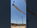 Wind turbine blade coming down…