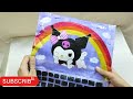 [paper diy] MEGA SANRIO SCHOOL SUPPLIES 😍SANRIO MACBOOK + SANRIO IPHONE❤️#blindbag#asmr#sanrio#craft