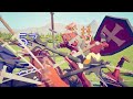 GIANT MEDIEVAL TEAM vs GIANT SPOOKY TEAM - Totally Accurate Battle Simulator | TABS