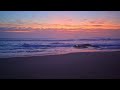 Post-Sunset Glow on the Beach PART II - White Noise ASMR, 4 hours at 4K