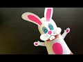 Easter Bunny Puppet craft | Paper Cup Bunny puppet | Rabbit puppet | Rabbit paper craft ideas