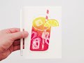 strawberry lemonade tutorial for procreate 🍓 watercolor for procreate tips and tricks for beginners