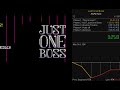 Just One Boss --3:19 (real time: 3:25) Any% Hard Mode Speedrun