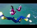 GTA 5 Rainbow Spiderman Crazy Water Ragdoll Jumps & Fails - Funny Moments