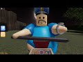 What if Barry Bring Police Girl in Grumpy Gran? Hard Mood Obby ROBLOX #roblox