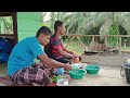 PANEN PADI DAN BUKA PUASA DI PONDOK SAWAH, MENU SEADANYA NIKMAT LUAR BIASA