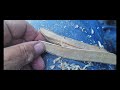 Hand Carving new scales for this old Colonial Fish Knife