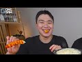 ASMR MUKBANG | CHEESE PIZZA, Fire Noodles, cheese stick, hot dog recipe ! eating