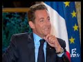 [Interview du Président de la République Monsieur Nicolas Sarkozy]