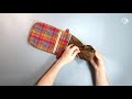 DIY Double zipper mini crossbody bag / phone purse bag / sewing tutorial  [Tendersmile Handmade]