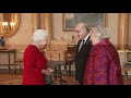 The Queen Greets Maltese President George Vella at Buckingham Palace